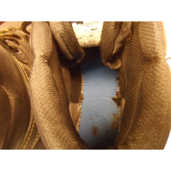 Dakota Men's 6'' 877 Steel Toe Steel Plate Work Boots Black Size 11M - Picture 8 of 9